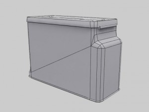 ammo box cal30 m2 Model 3D