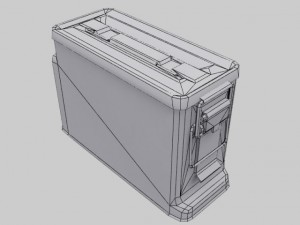 ammo box cal30 m2 Model 3D