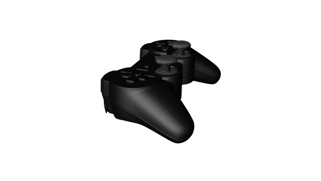ps3 gamepad 3D Model .c4d .max .obj .3ds .fbx .stl .blend 