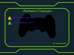 ps3 gamepad 3D Model