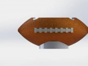 ash tray football 3D Model