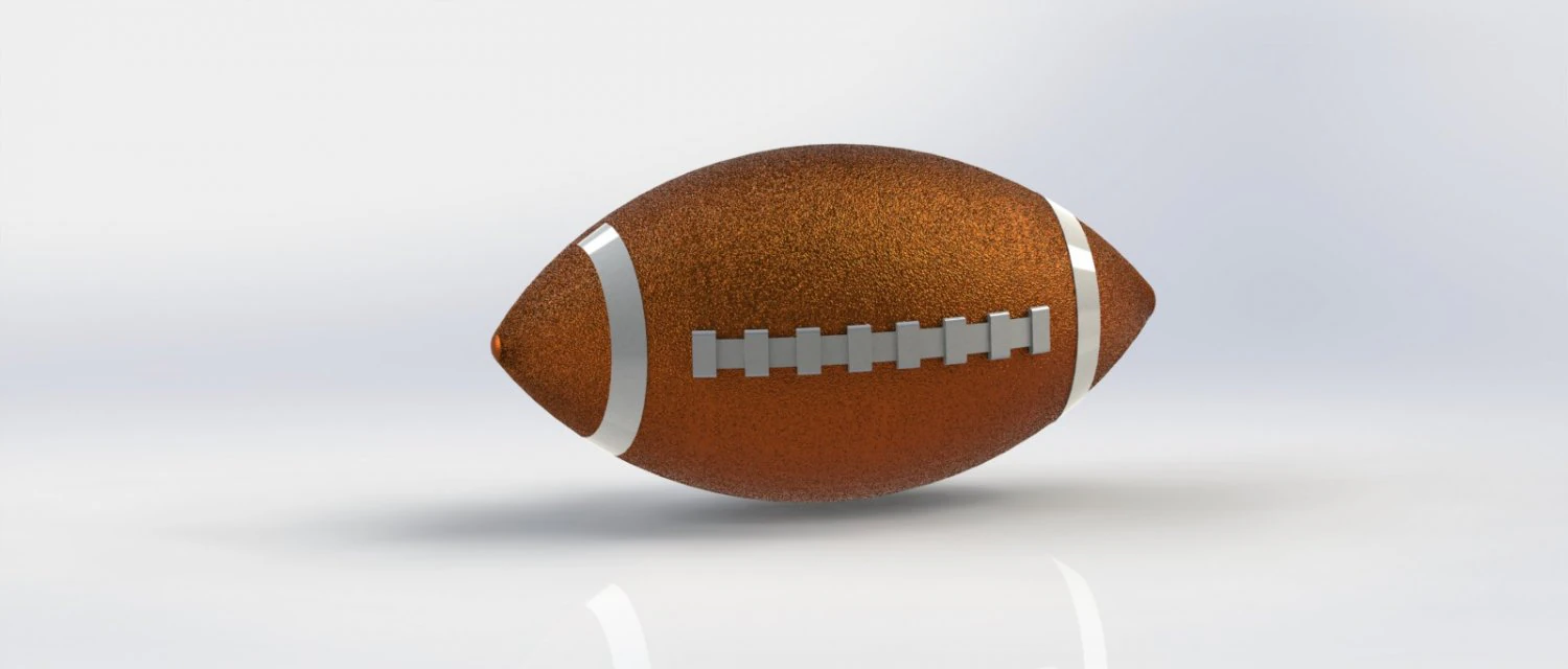 football ball 3D Model .c4d .max .obj .3ds .fbx .stl .blend