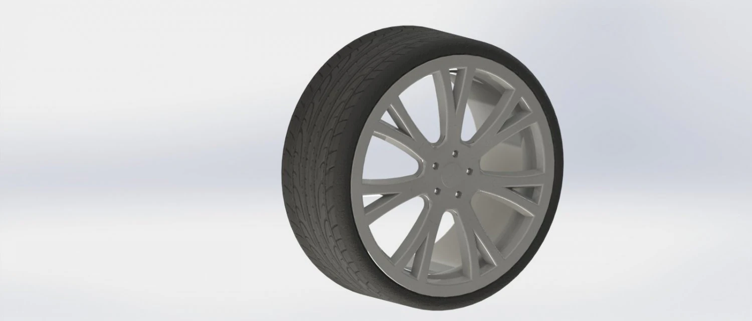 wheel of car 3D Model .c4d .max .obj .3ds .fbx .stl .blend