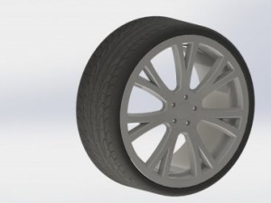 wheel of car Model 3D