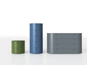 Set aus Nachttischkommode und Schubladenkommode 3D Modell