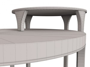side table brabbu luray 3D-Modell