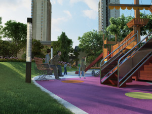 childrens amusement park 01 3D Model