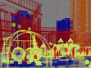 childrens amusement park 04 Model 3D
