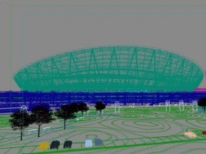 sports stadium 001 3D Model