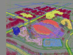 sports stadium 002 3D Model