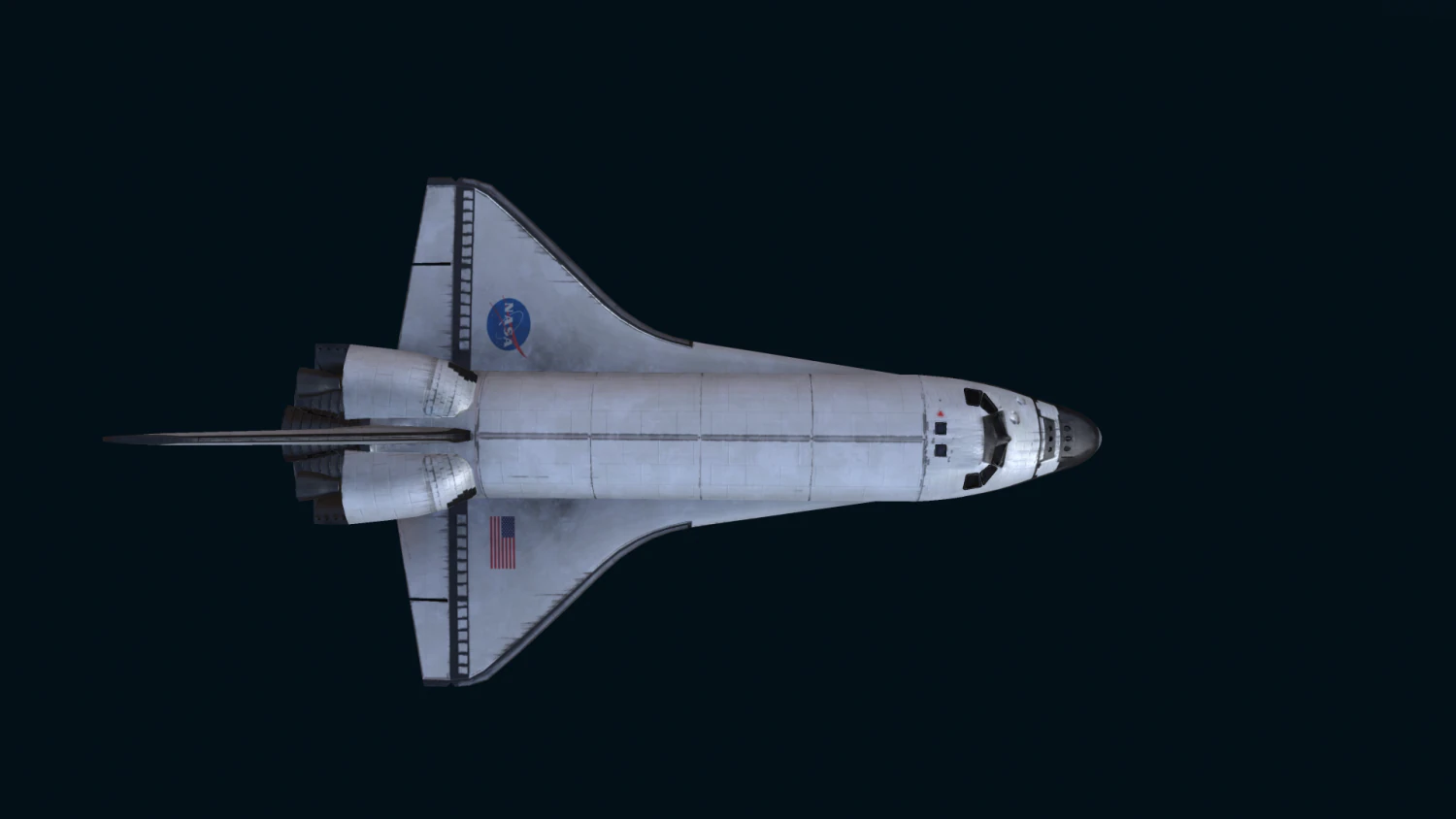 space shuttle 3D Model .c4d .max .obj .3ds .fbx .stl .blend 