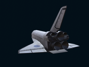 space shuttle Model 3D