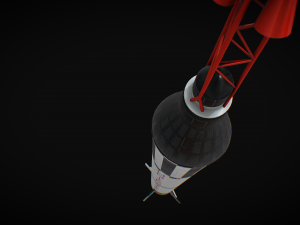 mercury redstone 3D-Modell