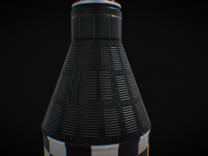 mercury redstone 3D-Modell