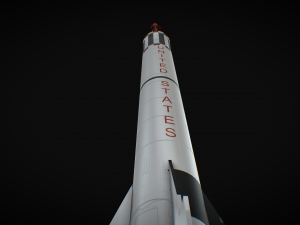 mercury redstone 3D-Modell