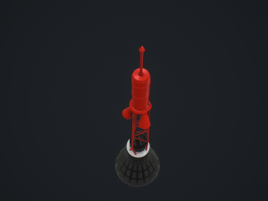 mercury redstone 3D-Modell