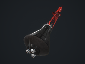 mercury redstone 3D-Modell