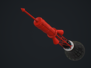 mercury redstone 3D-Modell