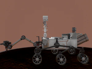 curiosity - mars rover 3D Model