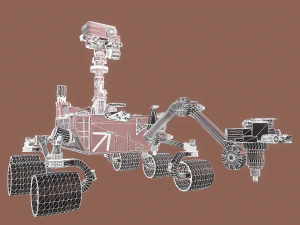 curiosity - mars rover 3D Model