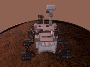 curiosity - mars rover 3D Model