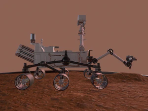 curiosity - mars rover 3D Model
