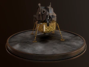 M&oacute;dulo lunar - lem - programa apolo Modelo 3D