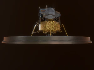 Lunar module - lem - apollo program 3D Model