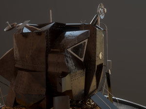 Lunar module - lem - apollo program 3D Model