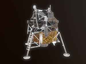 Lunar module - lem - apollo program 3D Model