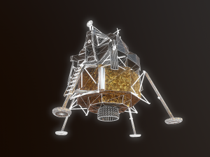 Lunar module - lem - apollo program 3D Model
