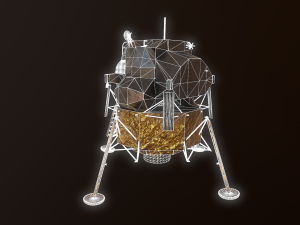 Lunar module - lem - apollo program 3D Model