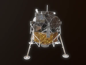 Lunar module - lem - apollo program 3D Model