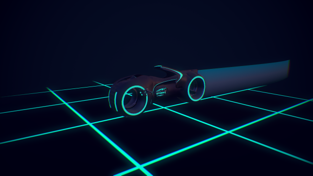 light cycle tron Model 3D .c4d .max .obj .3ds .fbx .stl .blend 