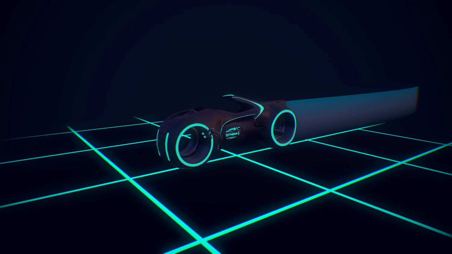 light cycle tron 3D Model .c4d .max .obj .3ds .fbx .stl .blend