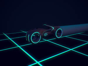 light cycle tron Modelo 3D