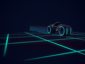 light cycle tron Model 3D