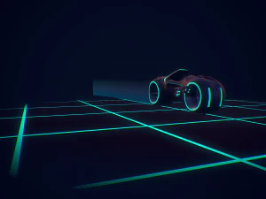 light cycle tron 3D Model