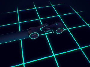 light cycle tron 3D Model