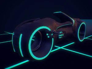light cycle tron 3D Model