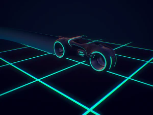 light cycle tron 3D Model