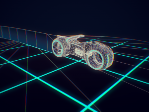 light cycle tron Model 3D