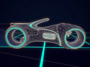 light cycle tron 3D Model