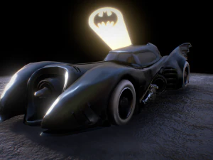 batmobile 1989 3D Model
