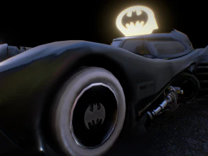 batmobile 1989 3D Model