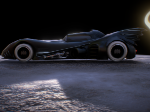 batmobile 1989 3D Model