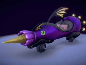 wacky races - the mean machine Modelo 3D