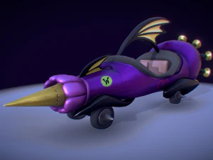 balapan yang aneh - mesin yang kejam Model 3D