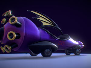 wacky races - the mean machine 3D Model