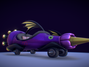 wacky races - the mean machine 3D Model